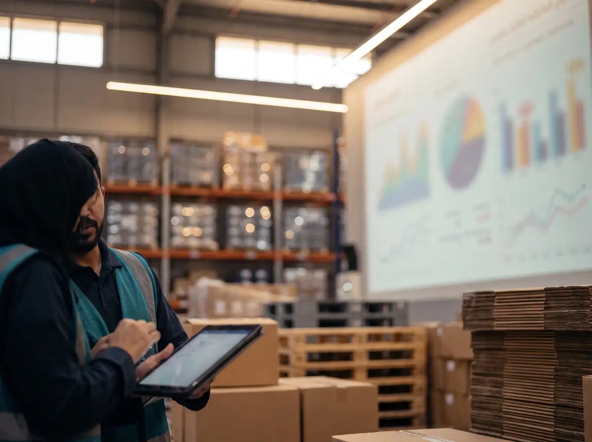 Reporting and analytics dashboard in the Sirdab WMS